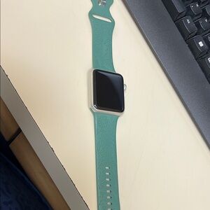 Apple Smartwatch with Teal Floral Band